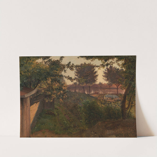 Evening on a Rocky Shore. View from Monte Sant'Angelo by Johan Christian Dahl