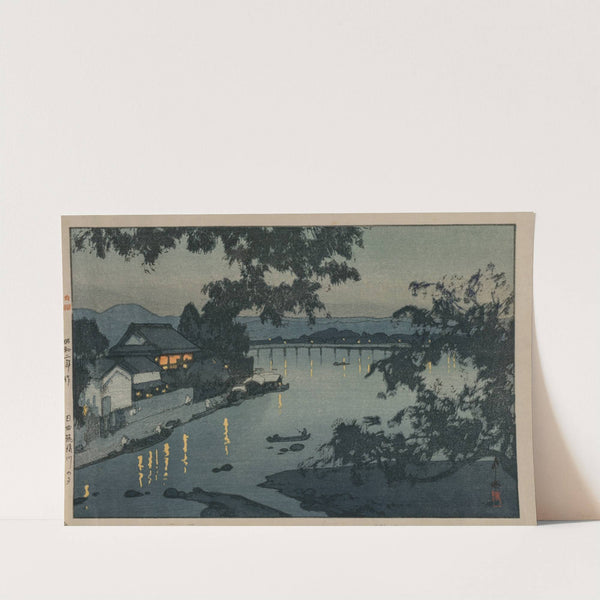 Evening on the Chikugo River by Yoshida Hiroshi