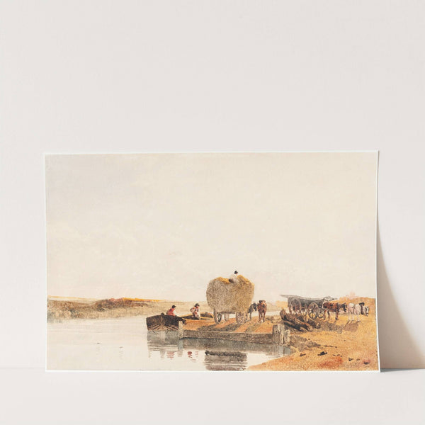 Evening on the Foss Dyke near Lincoln by Peter De Wint