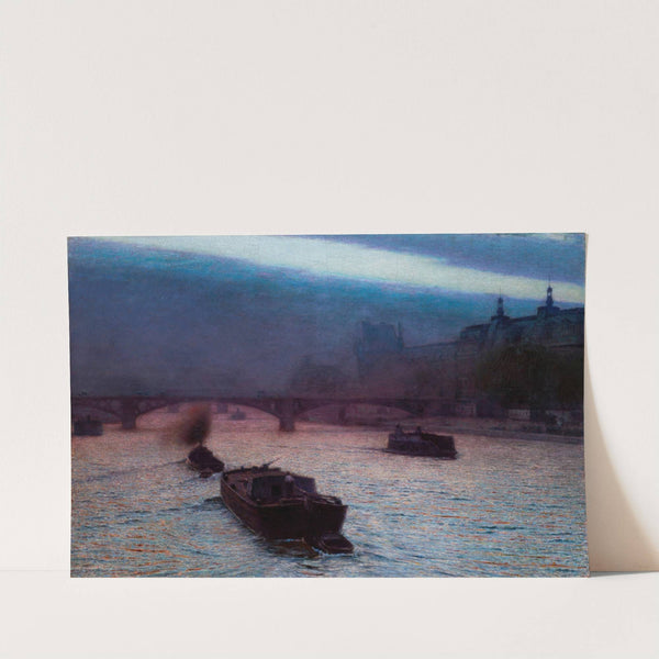 Evening on the Seine (1893) by Aleksander Gierymski