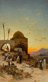 Evening Prayers Outside Jerusalem