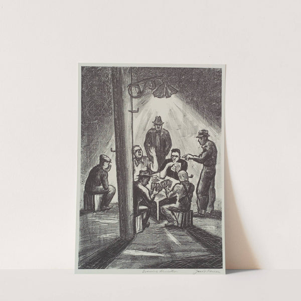 Evening recreation by Jacob Kainen