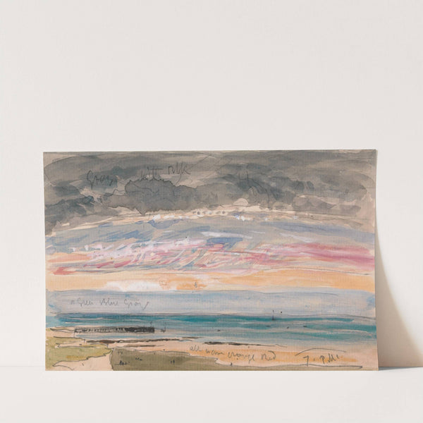 Evening Sky on the Coast by James Holland