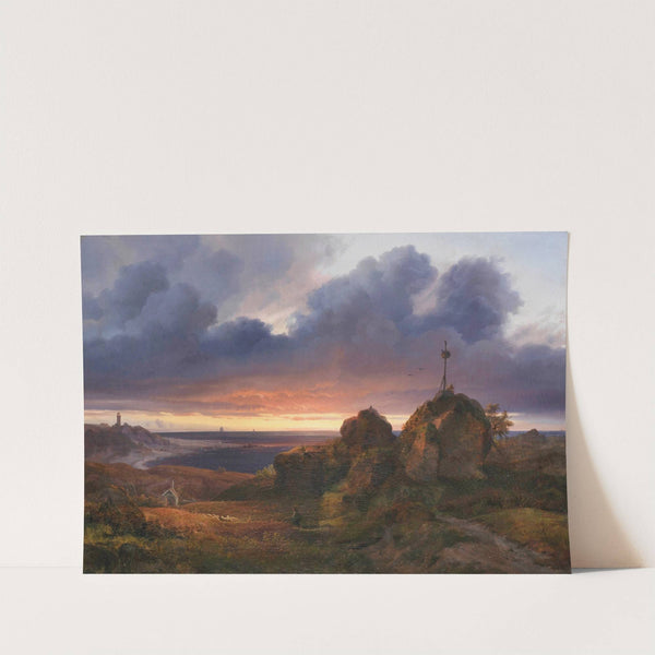 Evening view of the Kattegat near Kullen by Louis Gurlitt