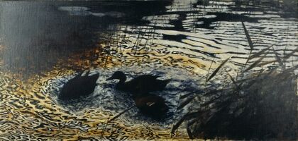 Evening Wild Ducks (The Leopard Skin)
