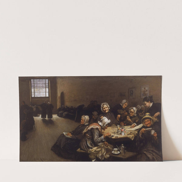 Eventide- A Scene at the Westminster Union by Sir Hubert von Herkomer