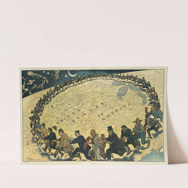 ‘Everybody does it’ – the national excuse (1910) by Albert Levering