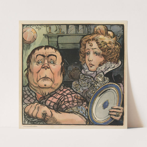 Evidently newly wed (1901) by Frank Arthur Nankivell