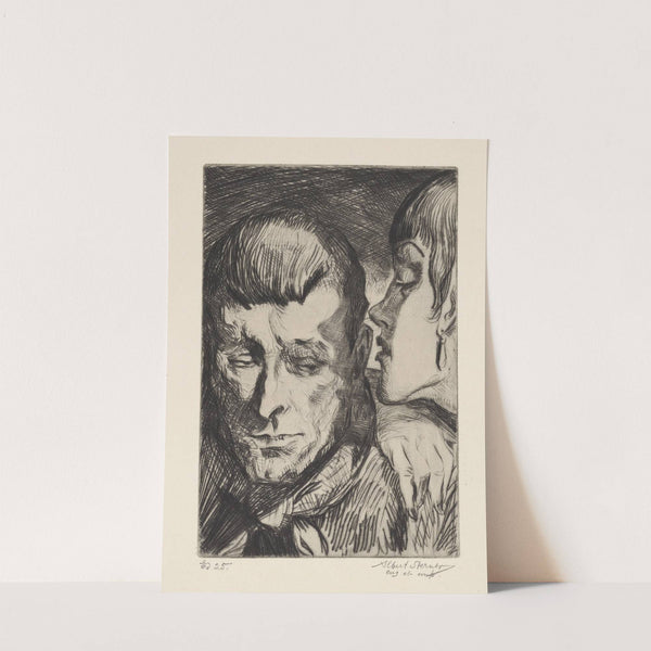 Evil counsel by Albert Sterner