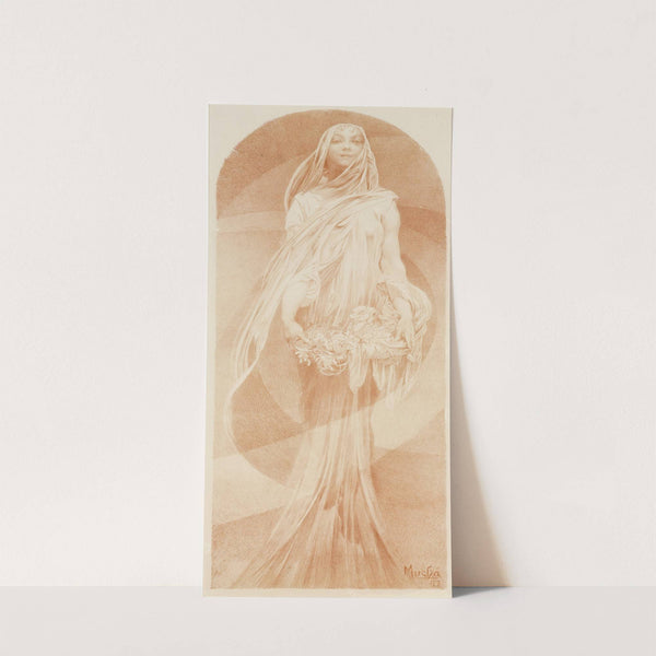 Evocation (circa 1897) by Alphonse Mucha