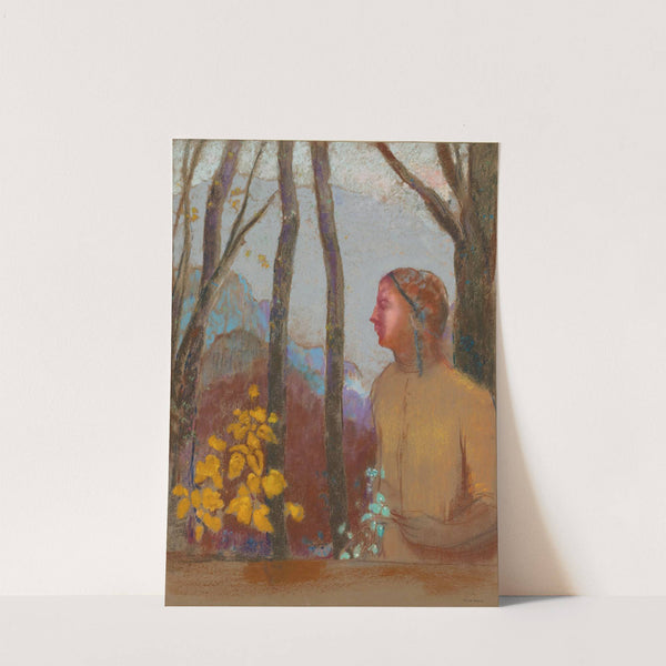 Évocation (Femme À La Montagne) by Odilon Redon