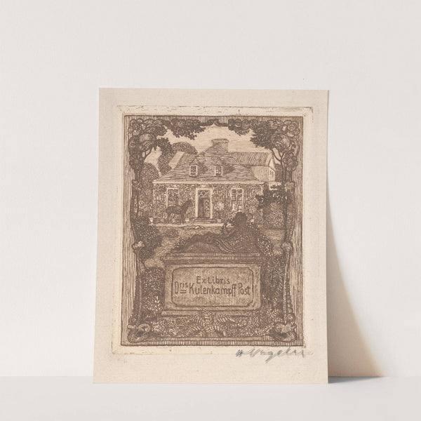 Ex Libris Dris. Kulenkampff Post (1912) by Heinrich Vogeler