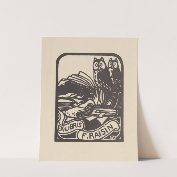 Ex-libris F. Raisin (1893) by Félix Vallotton
