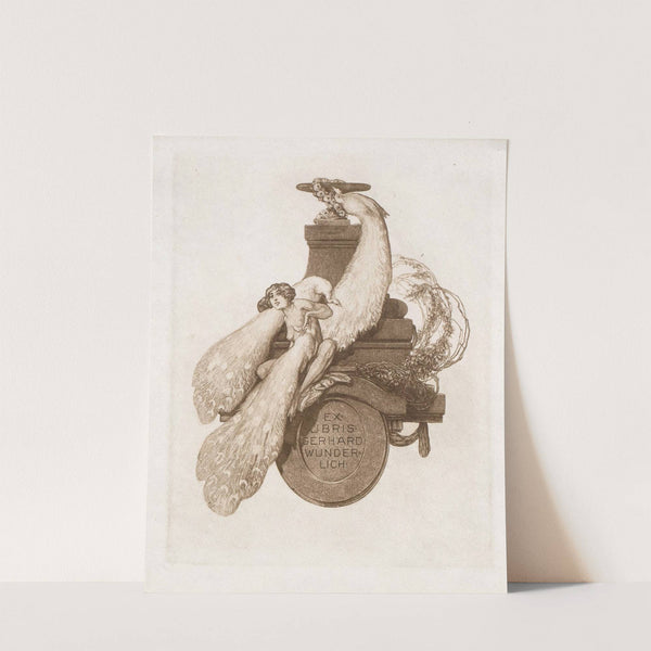 Ex libris Gerhard Wunderlich by Franz von Bayros