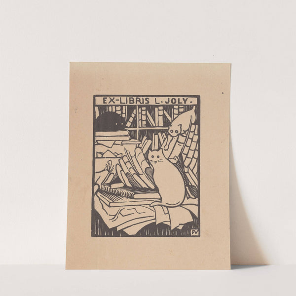 Ex-libris L. Joly (1893) by Félix Vallotton