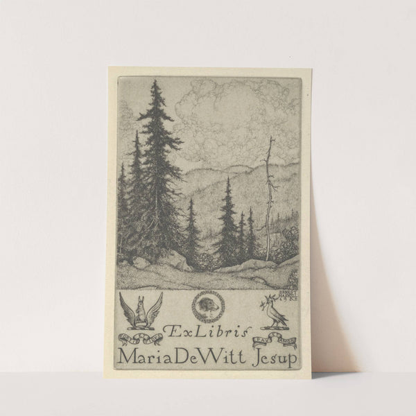 Ex Libris Maria DeWitt Jesup (1914) by Ernest Haskell
