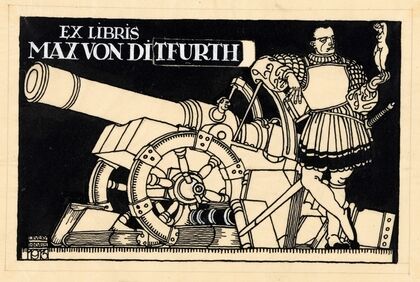 Ex libris Max von Ditfurth (1913)