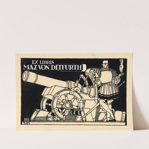Ex libris Max von Ditfurth (1913) by Josef von Diveky
