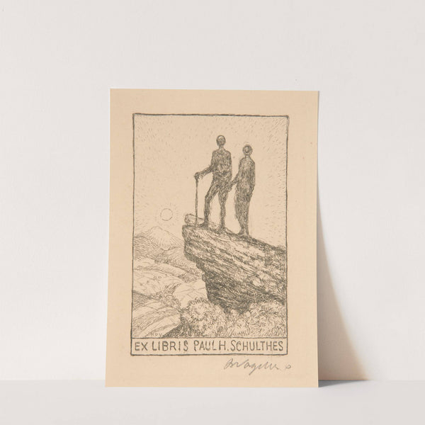 Ex Libris Paul H. Schulthes I (1922) by Heinrich Vogeler
