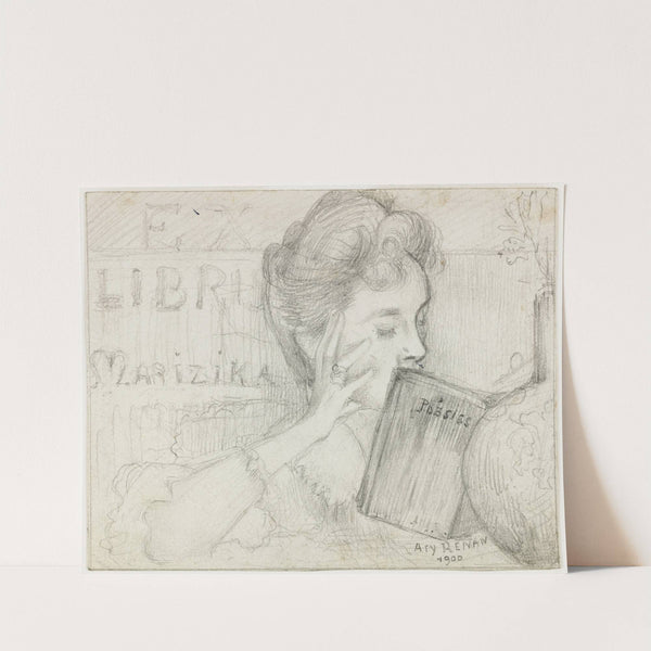 Ex libris pour Marizika by Ary Ernest Renan