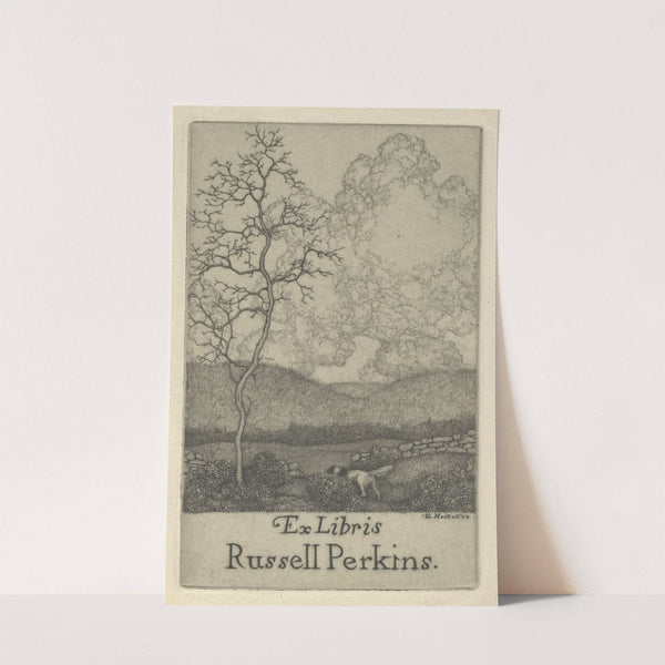 Ex Libris Russell Perkins (1914) by Ernest Haskell