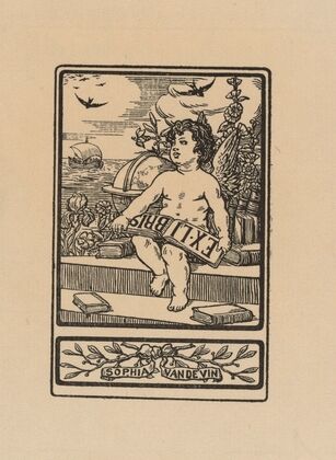 Ex Libris Sophia van de Vin (1900)