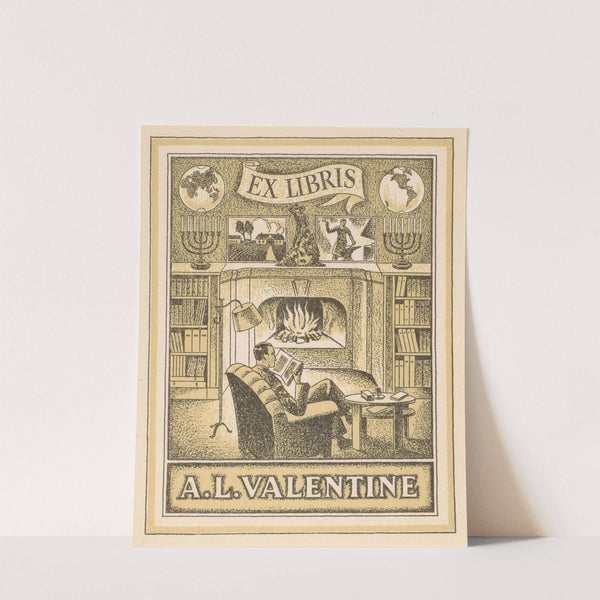 Ex libris van A.L. Valentine