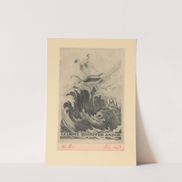 Ex libris van Andor Schäffer by Kornél Révész