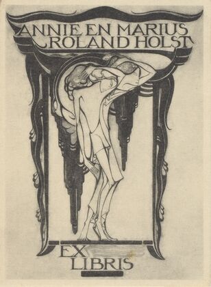 Ex libris van Annie en Marius Roland Holst (1925)