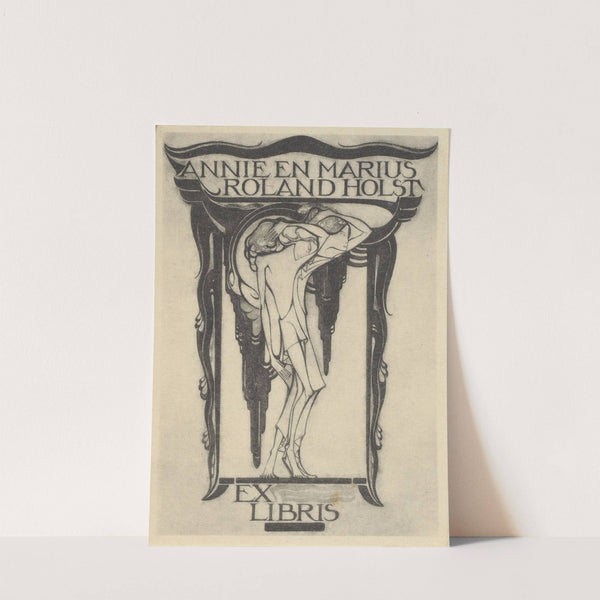 Ex libris van Annie en Marius Roland Holst (1925) by Willem Arondéus