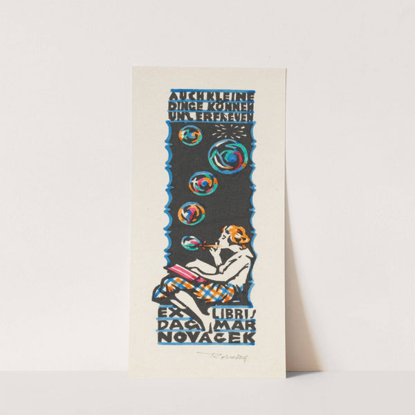 Ex libris van Dagmar Nováček (1932) by Kornél Révész