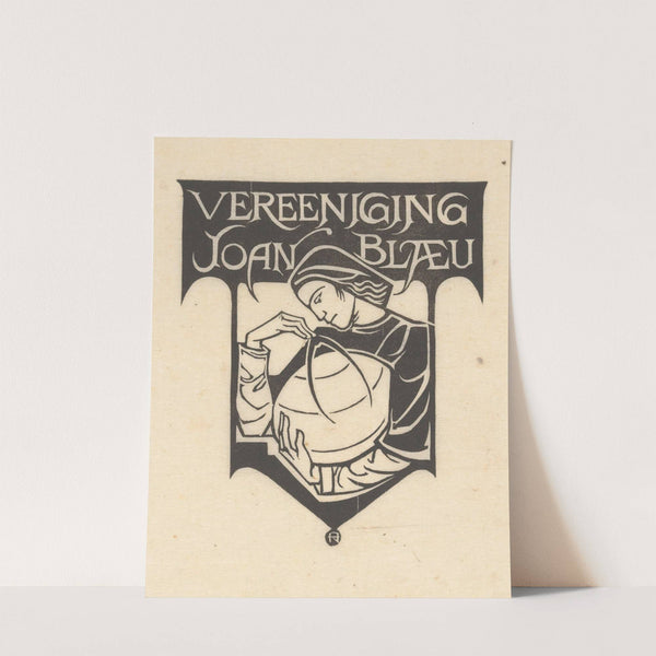 Ex libris van de Vereeniging Joan Blaeu by Richard Nicolaüs Roland Holst