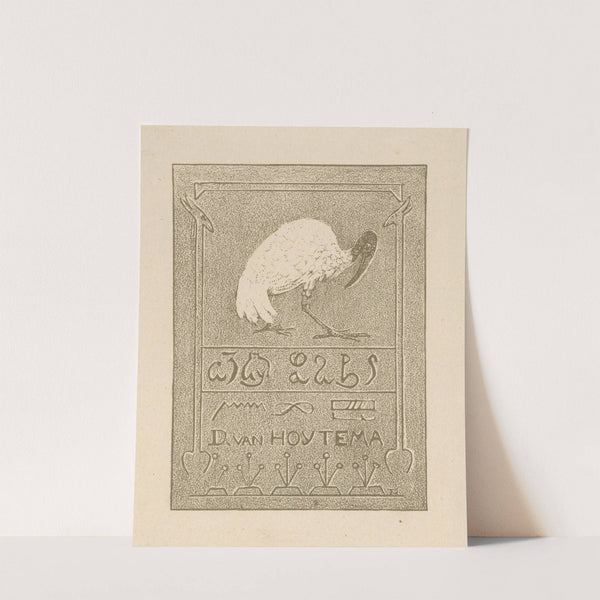 Ex libris van Dominicus van Hoytema by Theo van Hoytema