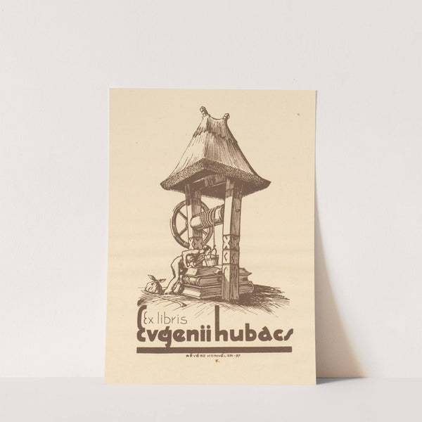 Ex libris van Eugen Hubac (1931) by Kornél Révész
