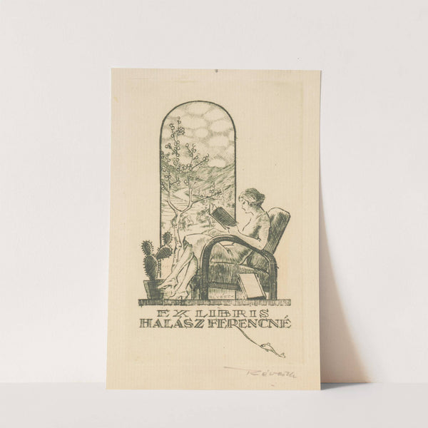 Ex libris van Ferencné Halász (1934) by Kornél Révész