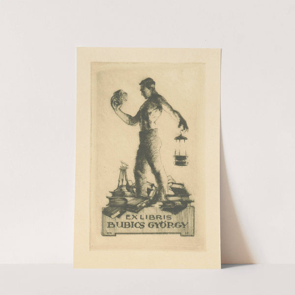 Ex libris van György Bubics (1935) by Kornél Révész