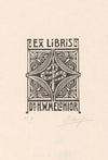 Ex libris van Hendrik Willem Melchior