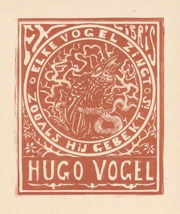 Ex libris van Hugo Vogel
