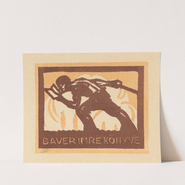 Ex libris van Imre Bauer (1931) by Kornél Révész