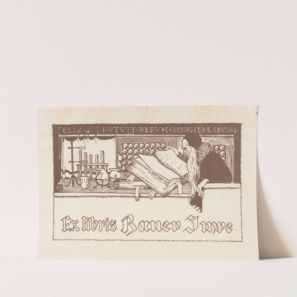 Ex libris van Imre Bauer by Kornél Révész