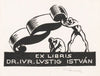Ex libris van István Lusztig (1934)