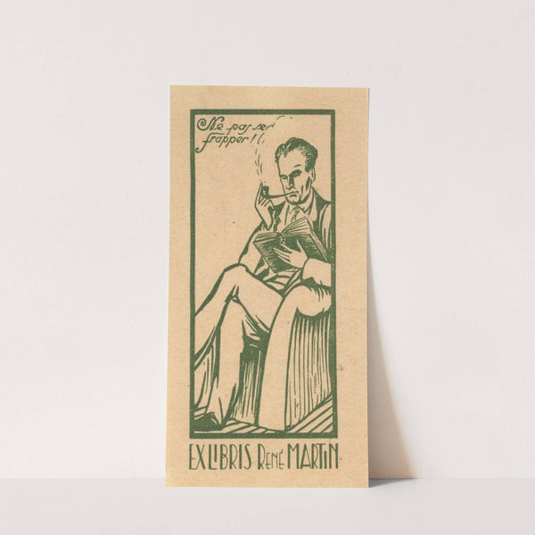 Ex libris van René Martin