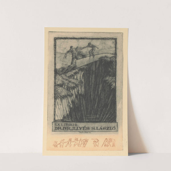 Ex libris van Sándor László Illyés by Kornél Révész