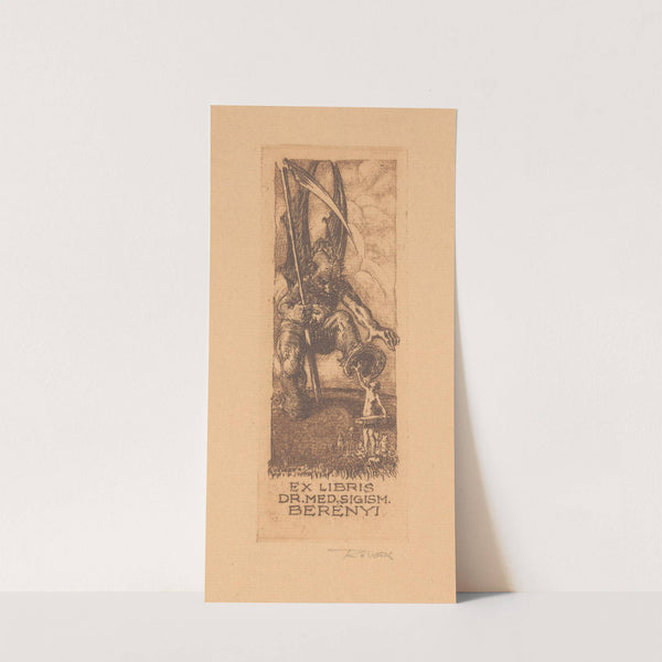 Ex libris van Sigismund Berényi (1932) by Kornél Révész