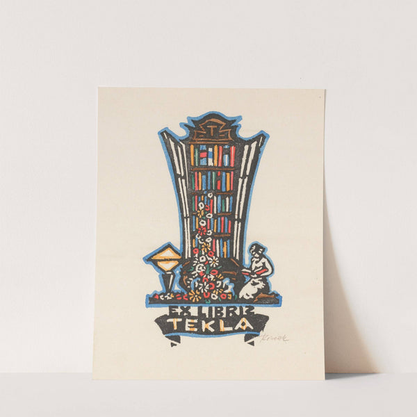 Ex libris van Tekla (1932) by Kornél Révész
