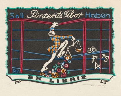 Ex libris van Tibor Pinterits (1932)