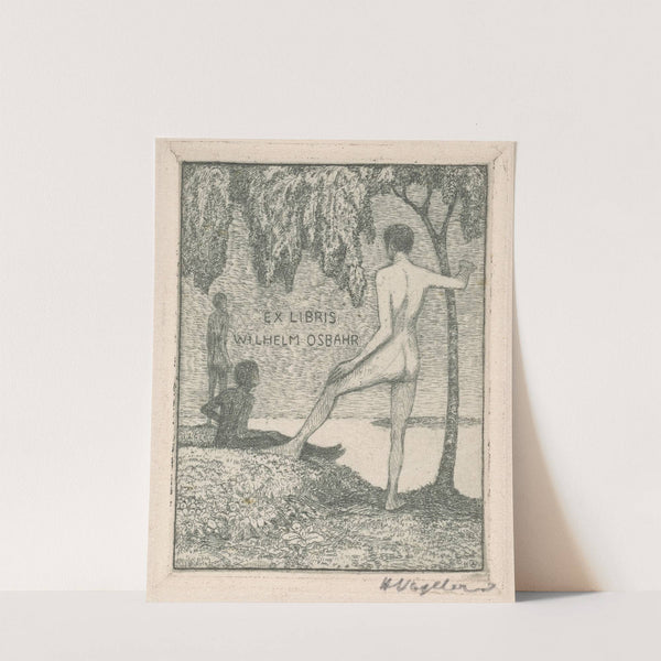 Ex Libris Wilhelm Osbahr (1909) by Heinrich Vogeler