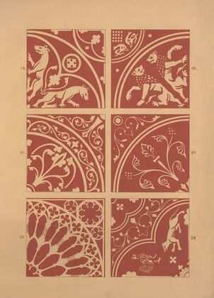 Examples of encaustic tiles Pl.03
