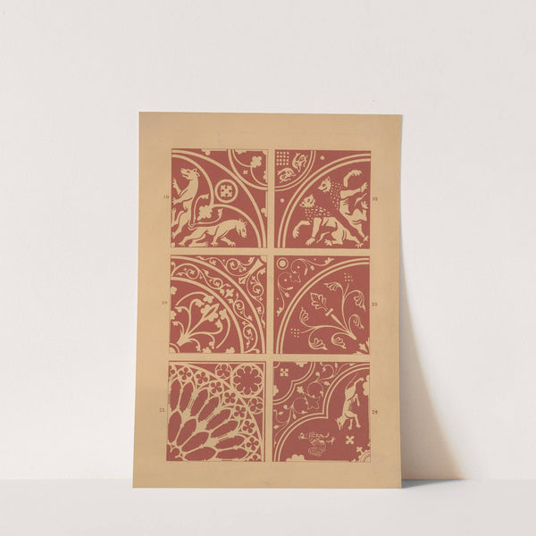 Examples of encaustic tiles Pl.03 (1844) by Owen Jones