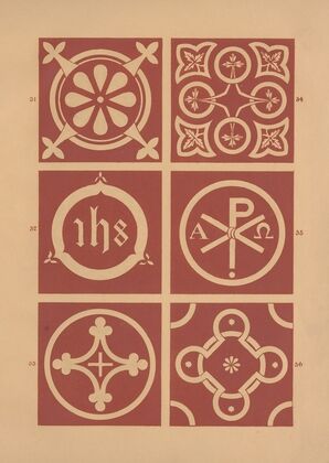 Examples of encaustic tiles Pl.05